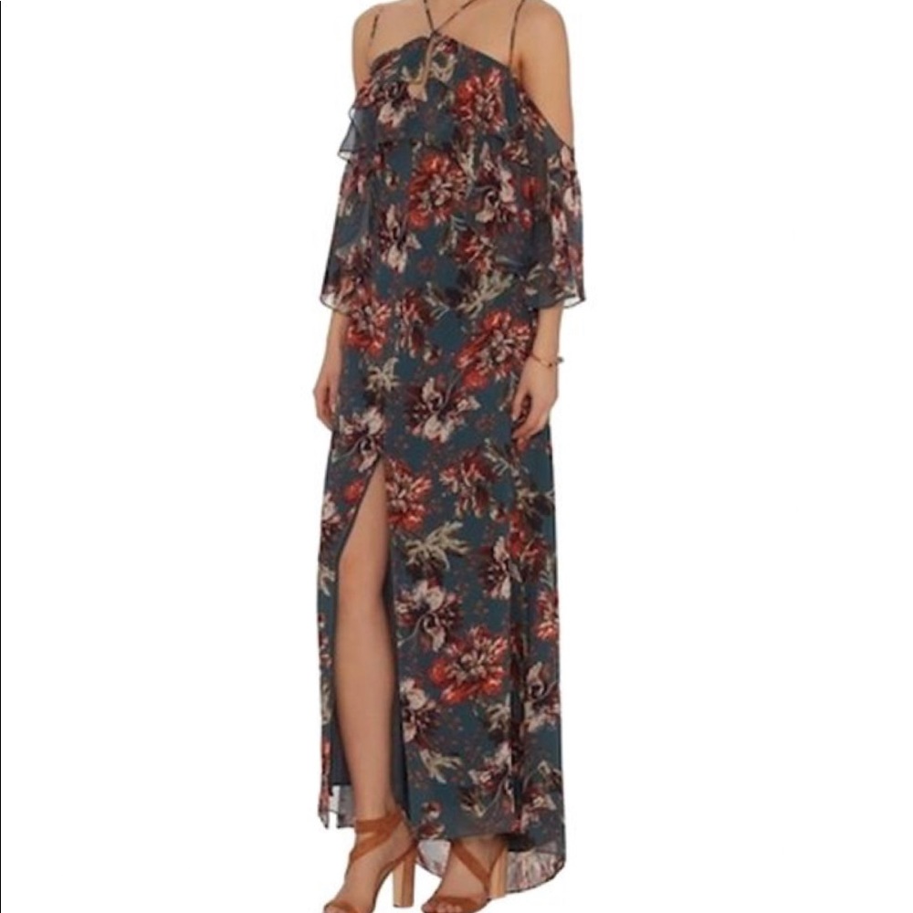 Intermix Aubrey Floral Maxi Dress Size S